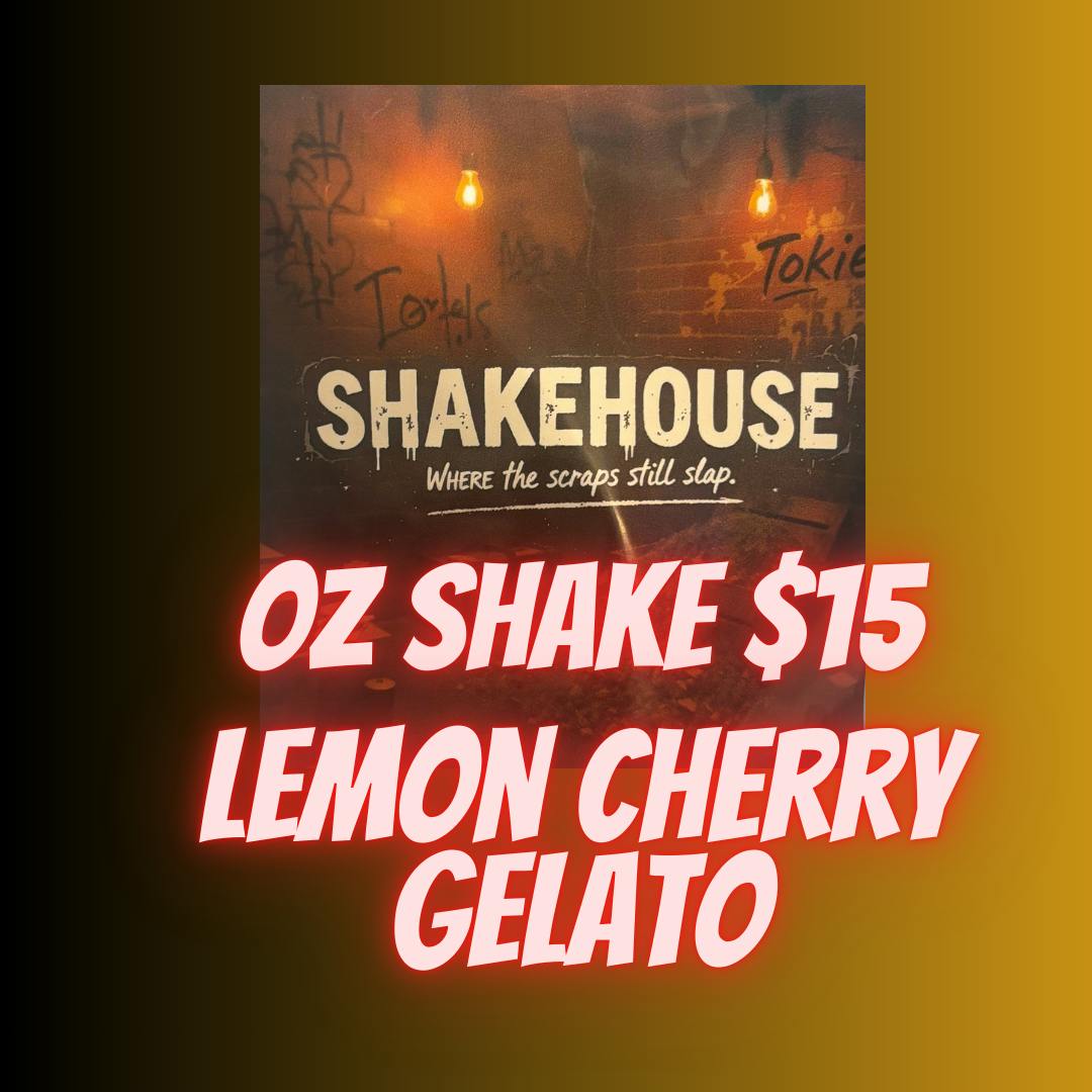 Tokies Lemon Cherry Gelato Shake OZ $15