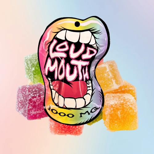 Loud Mouth Sour Watermelon 1000mg Gummies