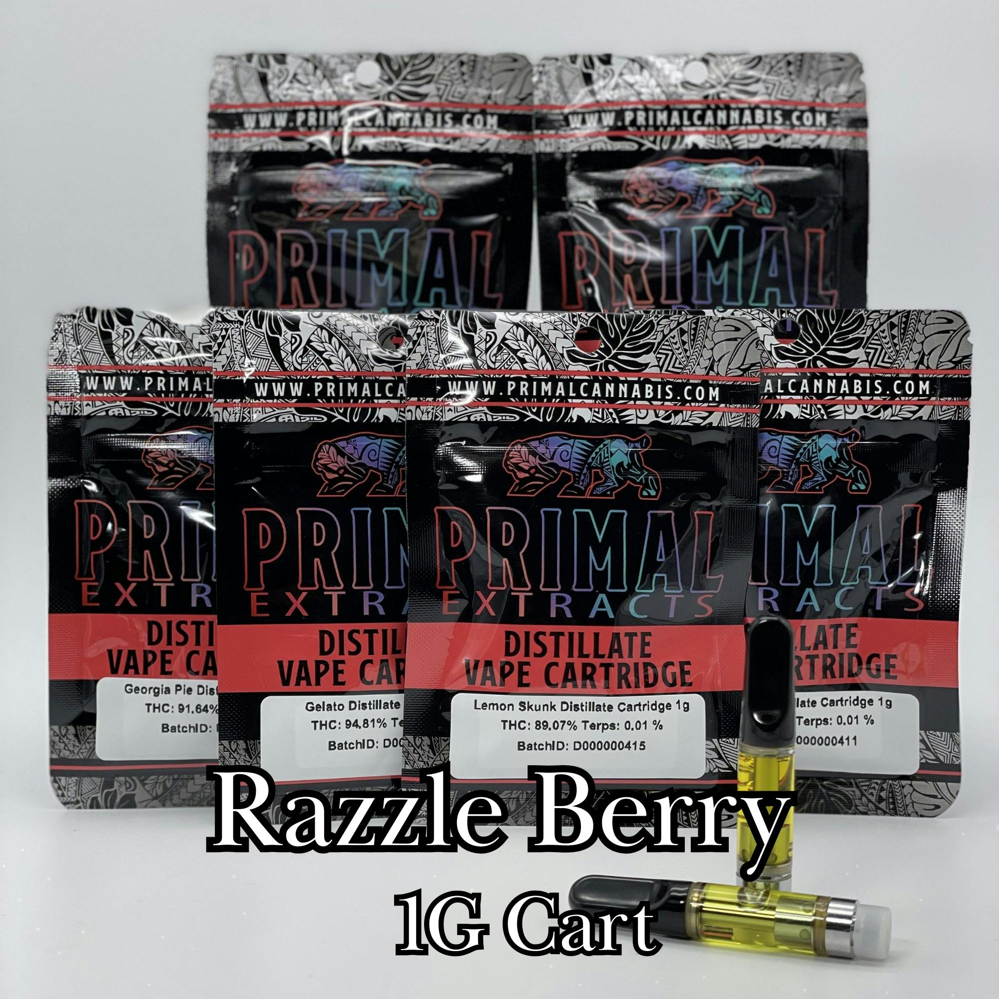 Primal Razzle Berry 1g Cart $12 or 2/$20
