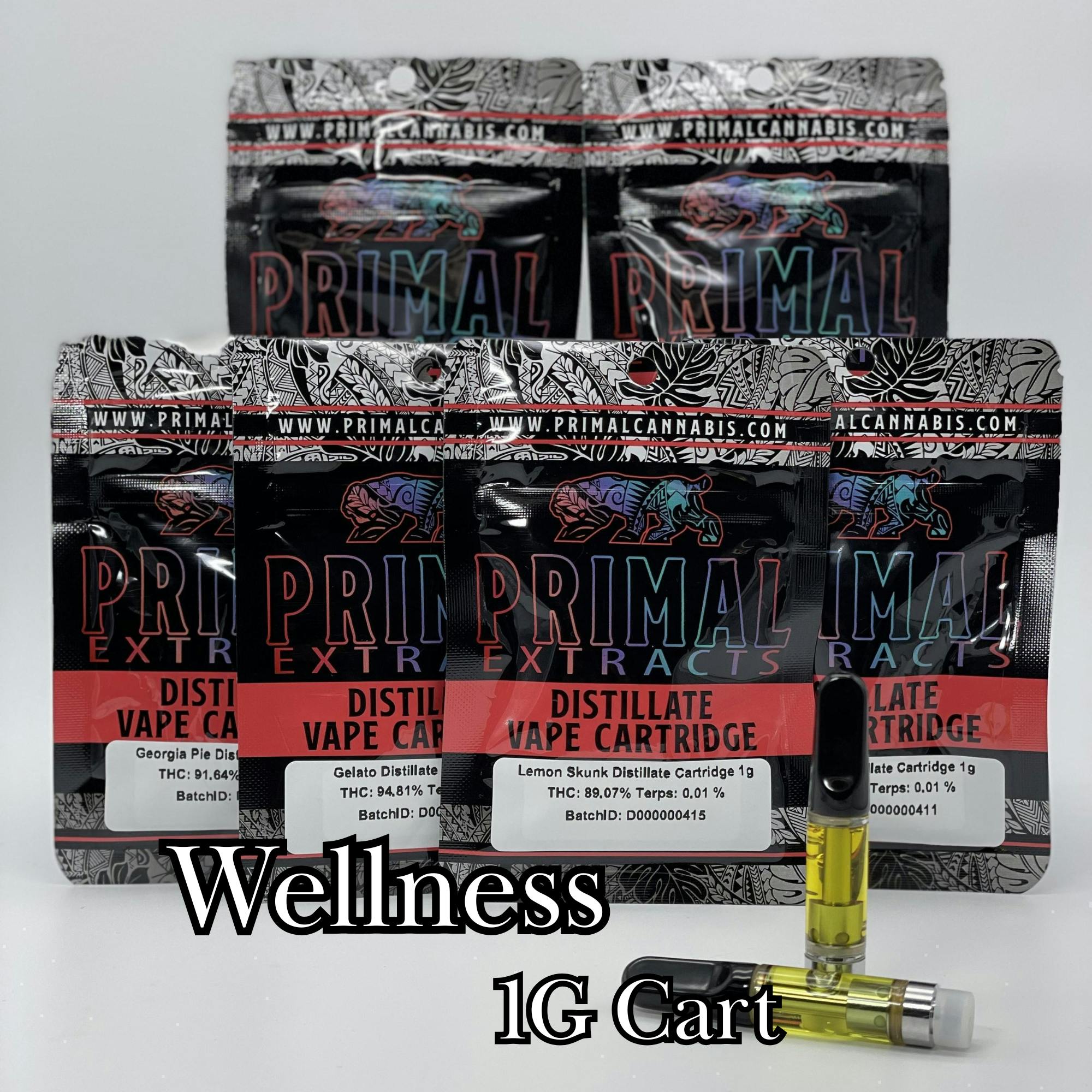 Primal Wellness 1g Cart $12 or 2/$20