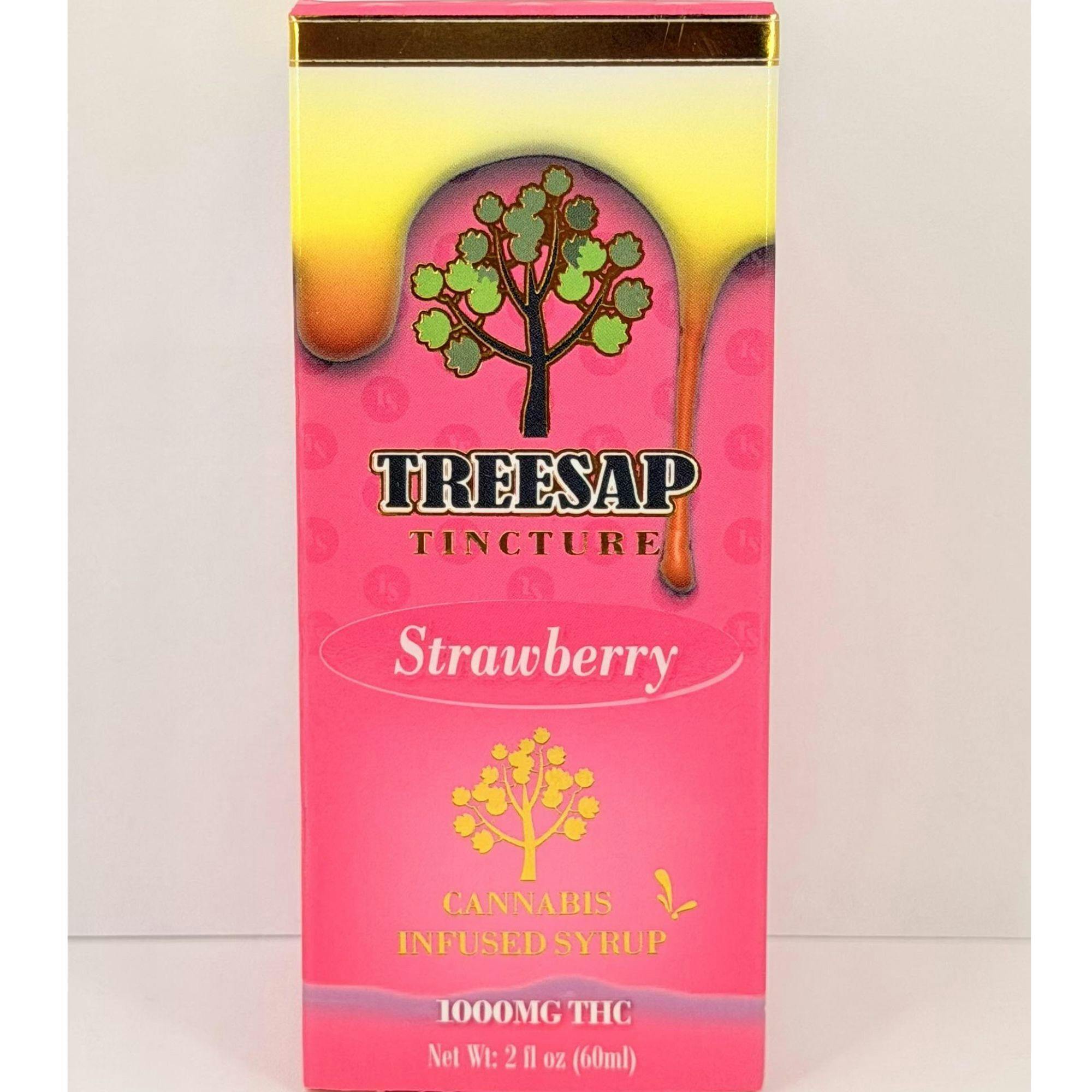 Treesap 1000mg 2oz Syrup Strawberry