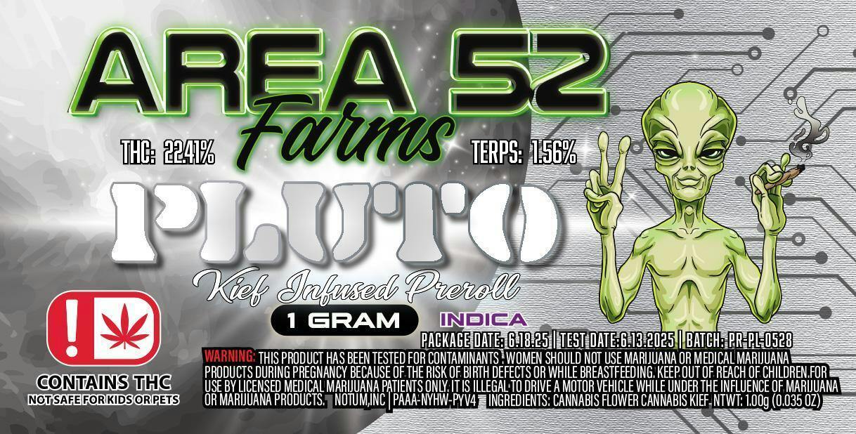 $2 Area 52 Pluto 1g Preroll $2