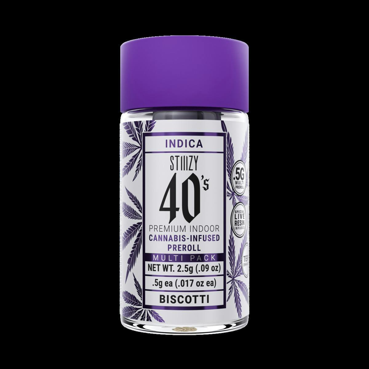 Biscotti 5pk Infused Pre-Roll cannabis product