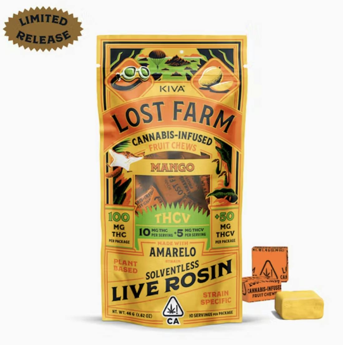 Kiva Confections — Lost Farm - : Mango X Amarelo Chews