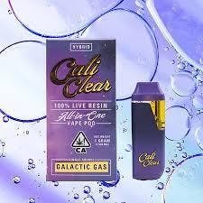 Cali Clear - — 1G Live Resin Disposable HYBRID Galactic Gas