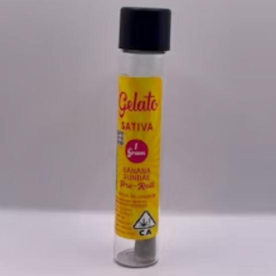 Gelato - 1G Natural Pre-Roll SATIVA Pineapple Punch