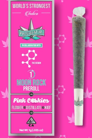 Presidential Moon Rock: Pink Cookies