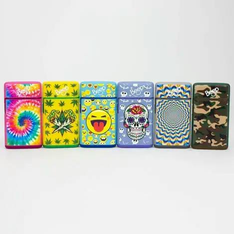 Beep | Refillable jet blue flame lighter