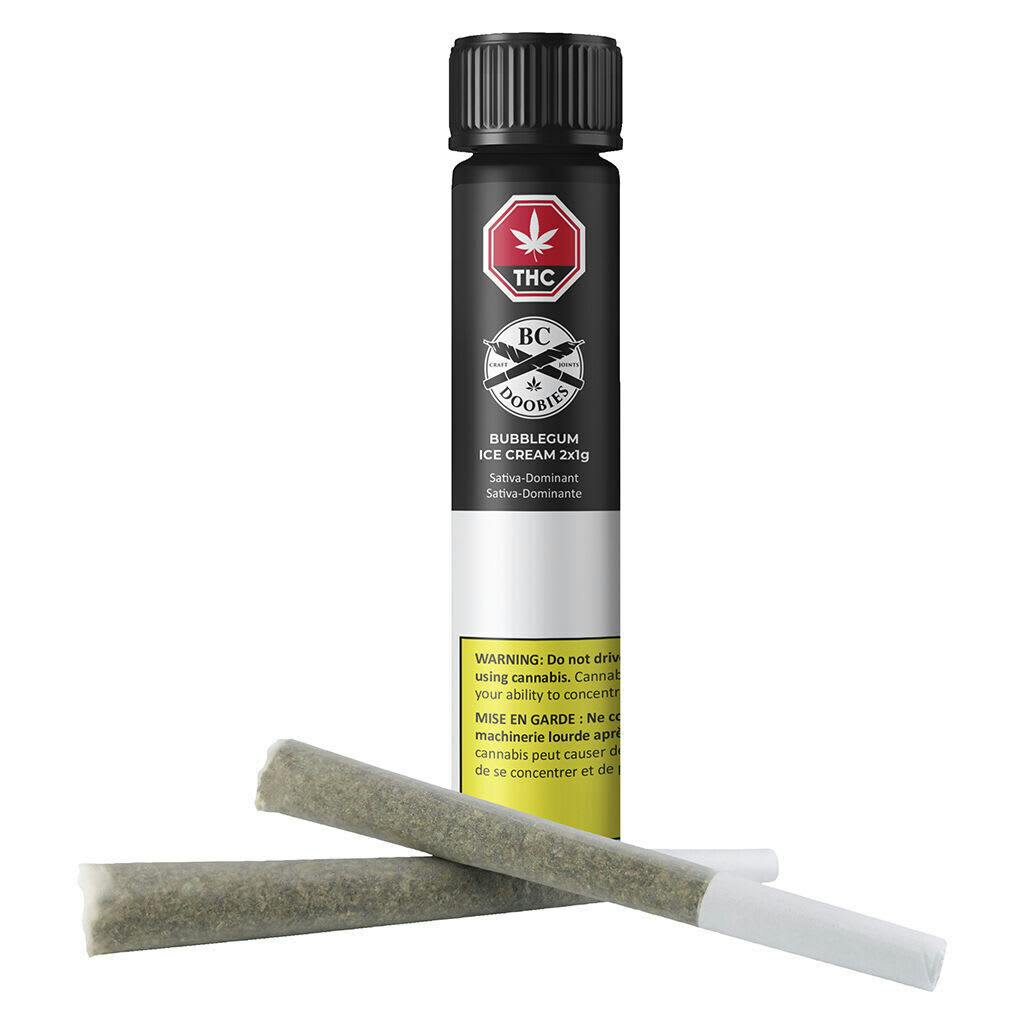 BC Doobies Bubblegum Ice Cream Pre-Roll 2x1g