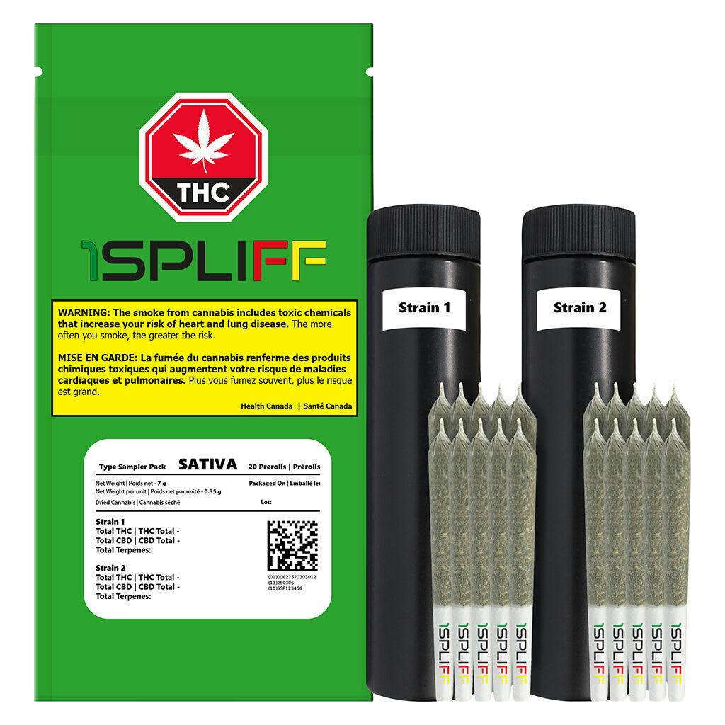 1Spliff Sativa Pre-Roll 20x0.35g Pre-Rolls