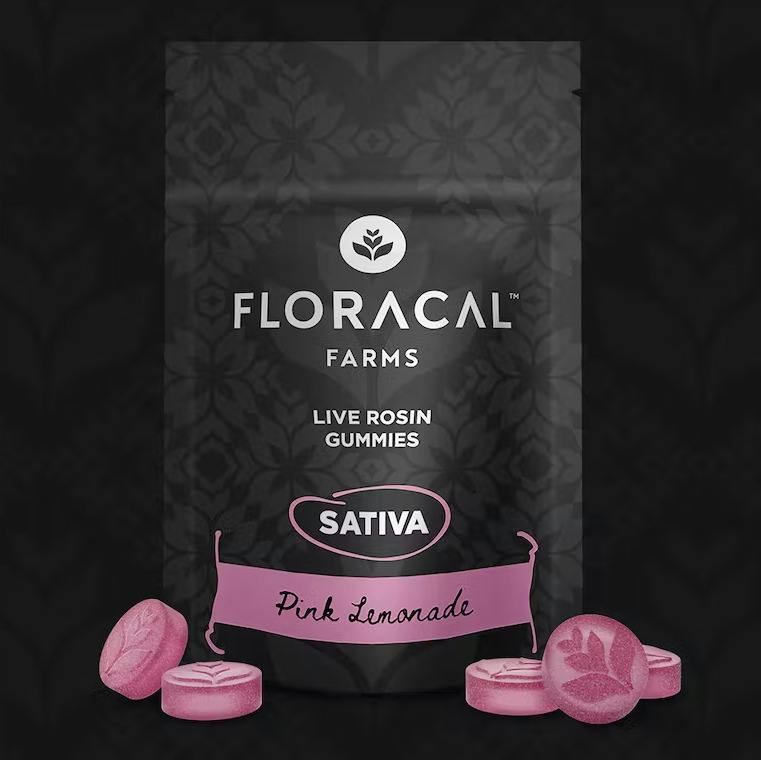 Live Rosin Pink Lemonade Gummies 100mg (10-Pack | 10mg Each)