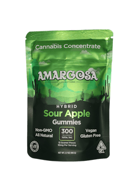 GREEN APPLE HYBRID GUMMIES 300MG