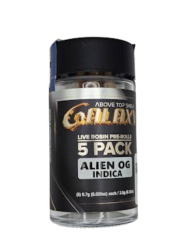 3.5G MINI-5-PACK ROSIN ALIEN OG INDICA 48.1%THC