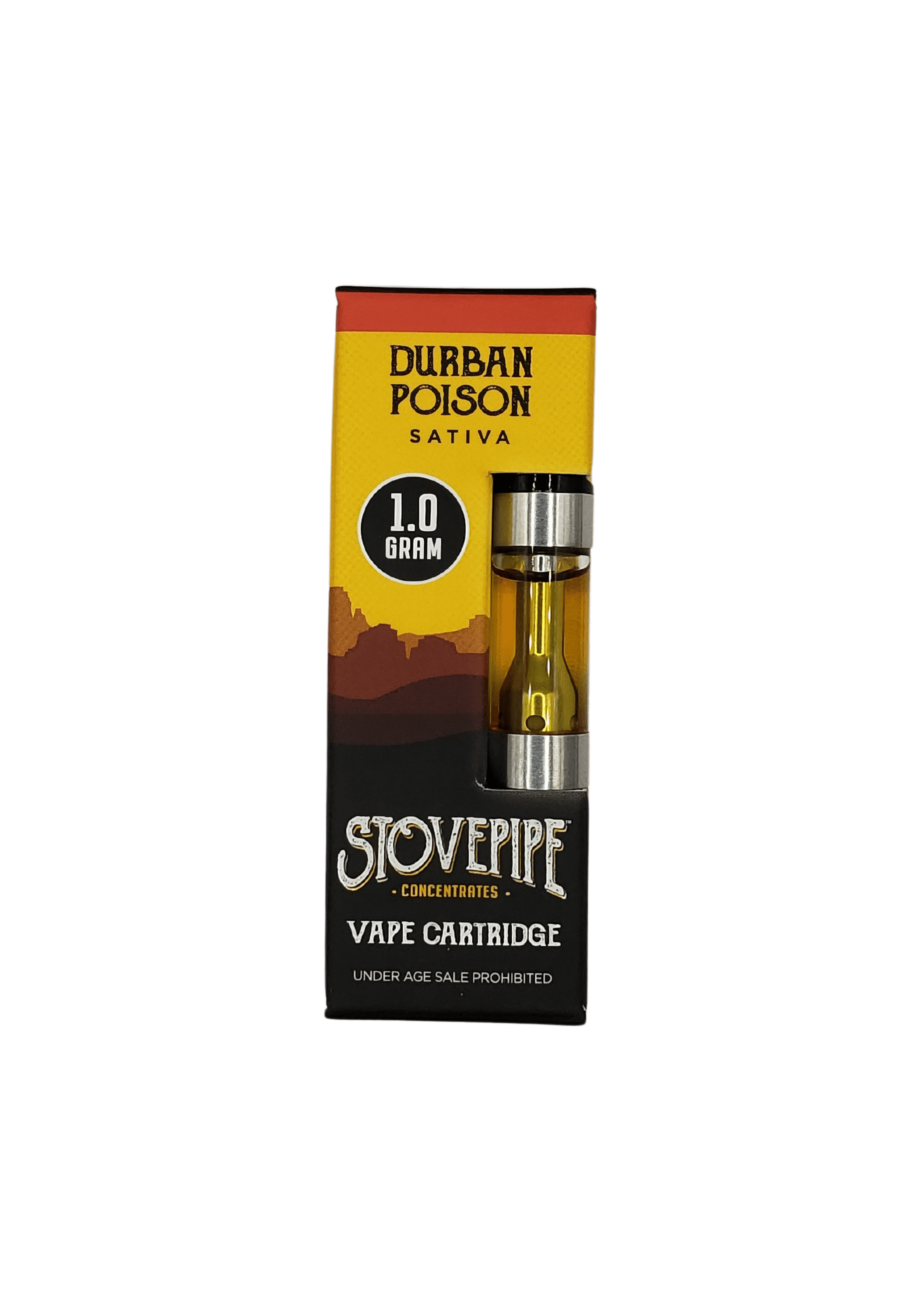 DURBAN POISON (S) CART 1G - STOVEPIPE