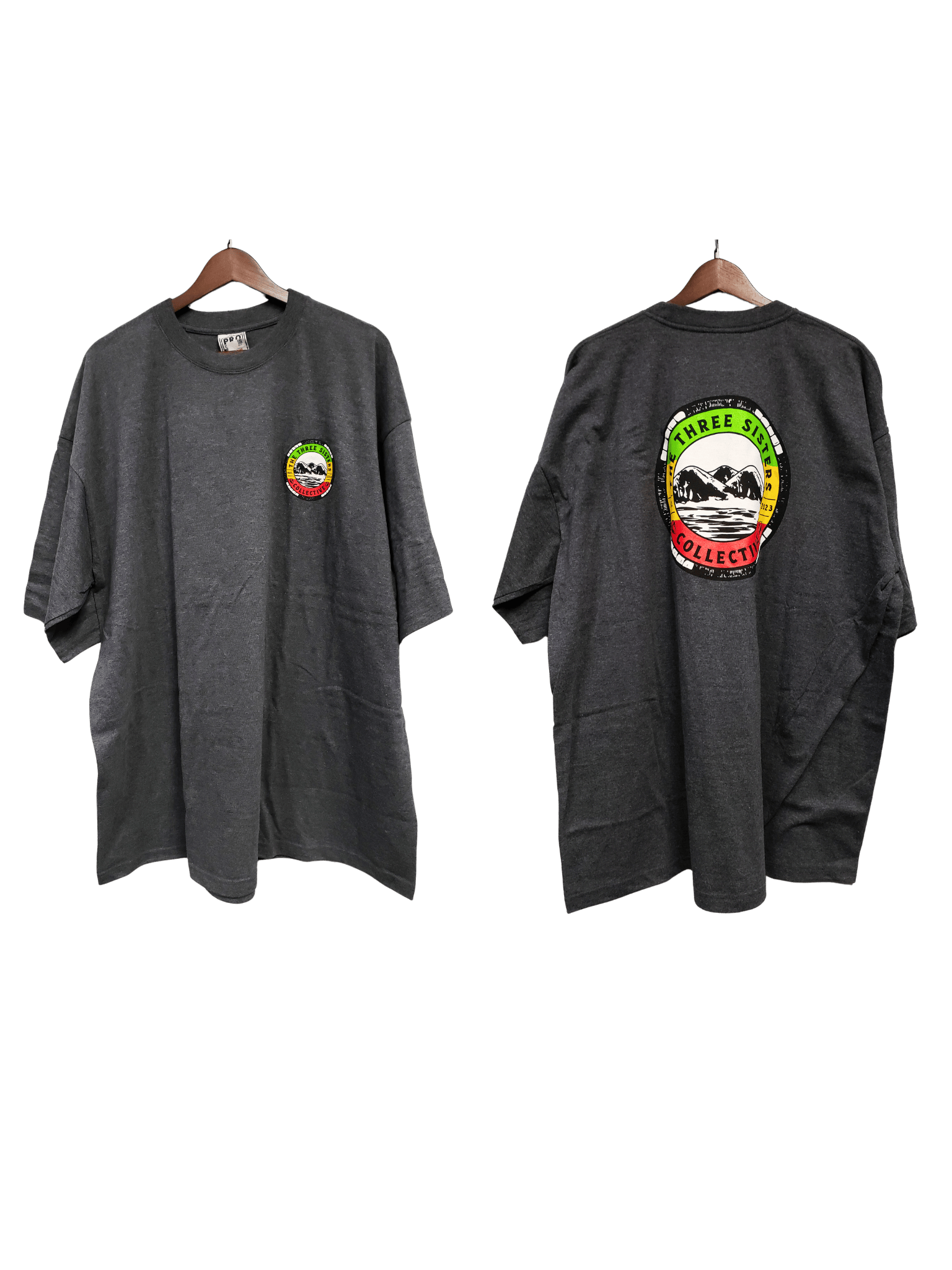GREY RASTA LOGO SHIRT (4XL)