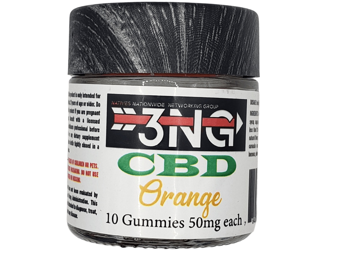 ORANGE 500 MG CBD GUMMIES