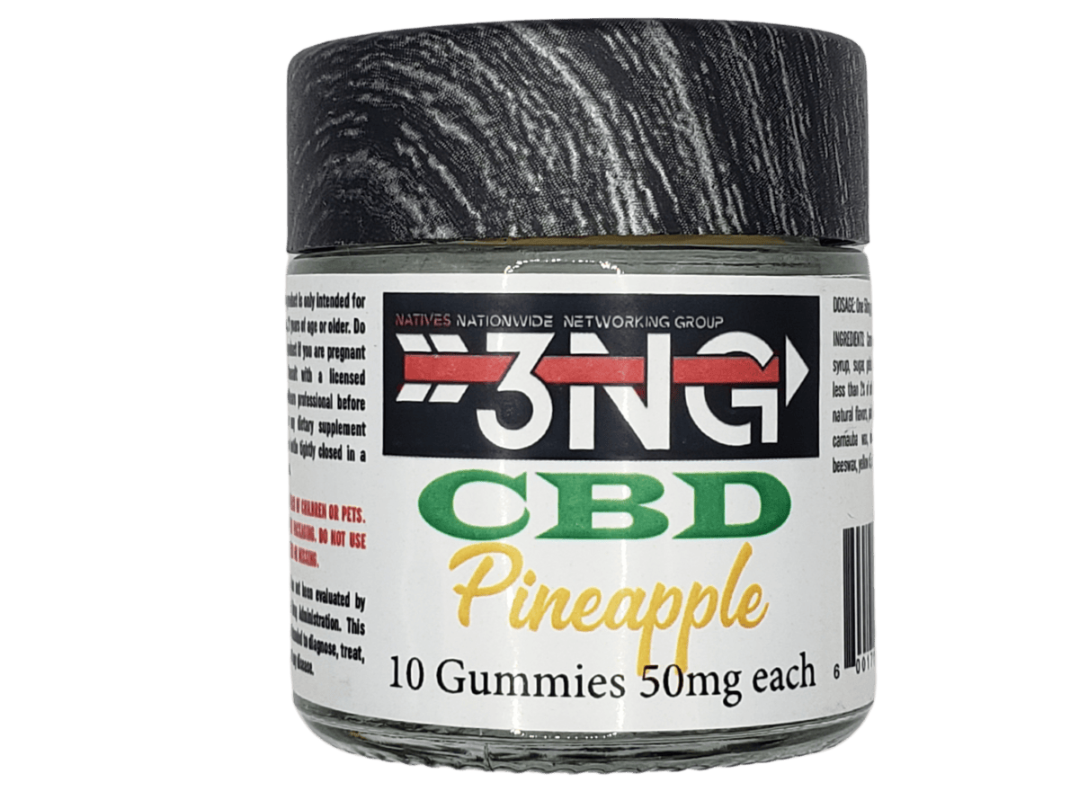PINEAPPLE 500G CBD GUMMIES