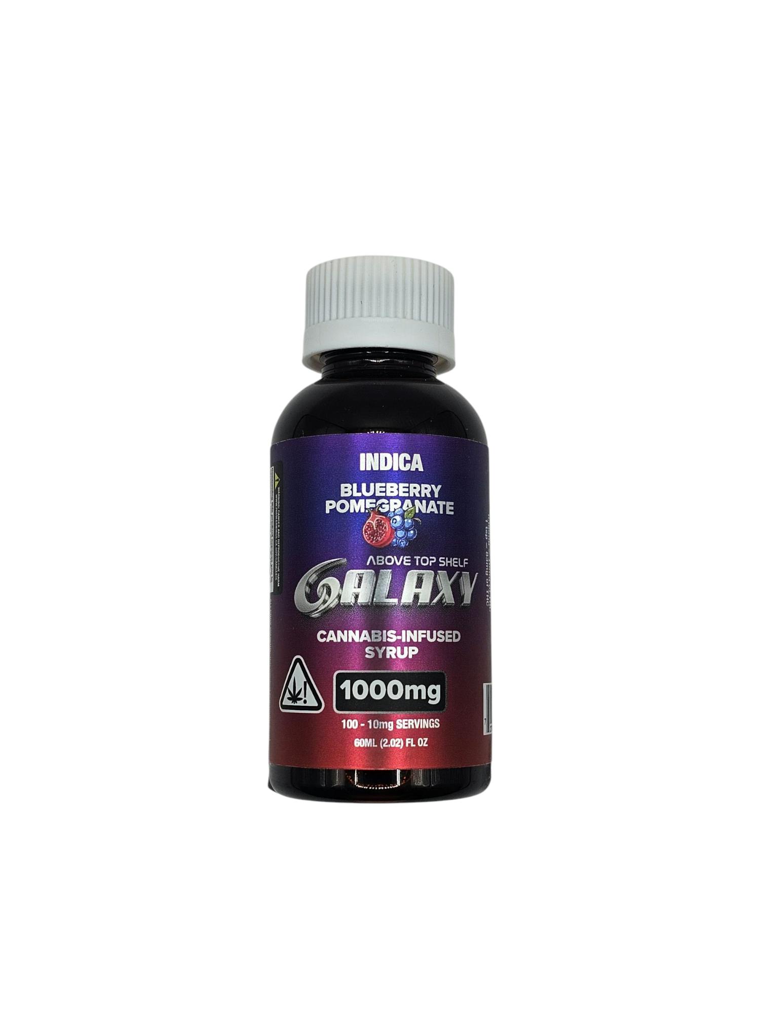 SYRUP BLUEBERRY POMEGRANATE INDICA 1000MG