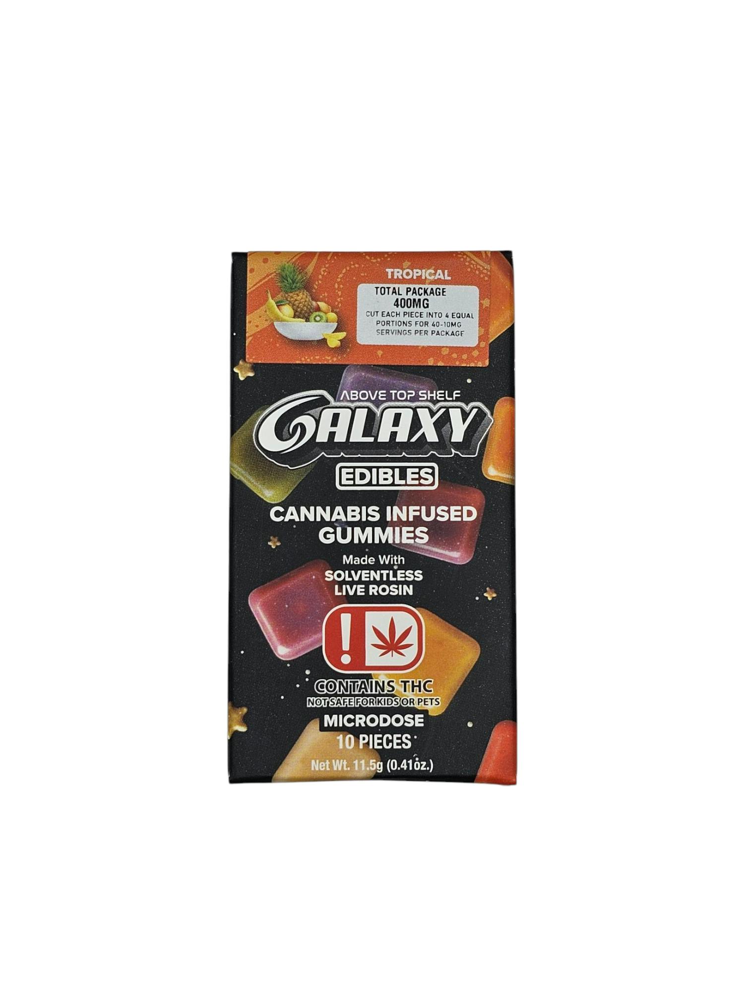 TROPICAL LIVE ROSIN GUMMIES SATIVA 400MG