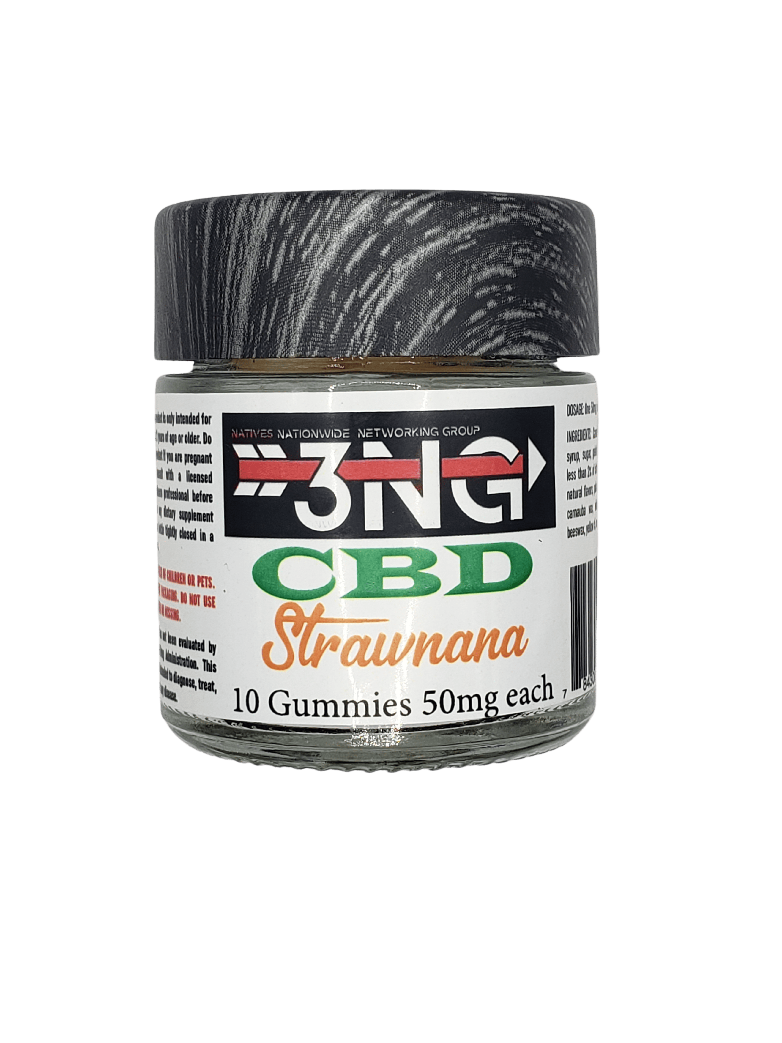 STRAWNANA 500MG CBD GUMMIES