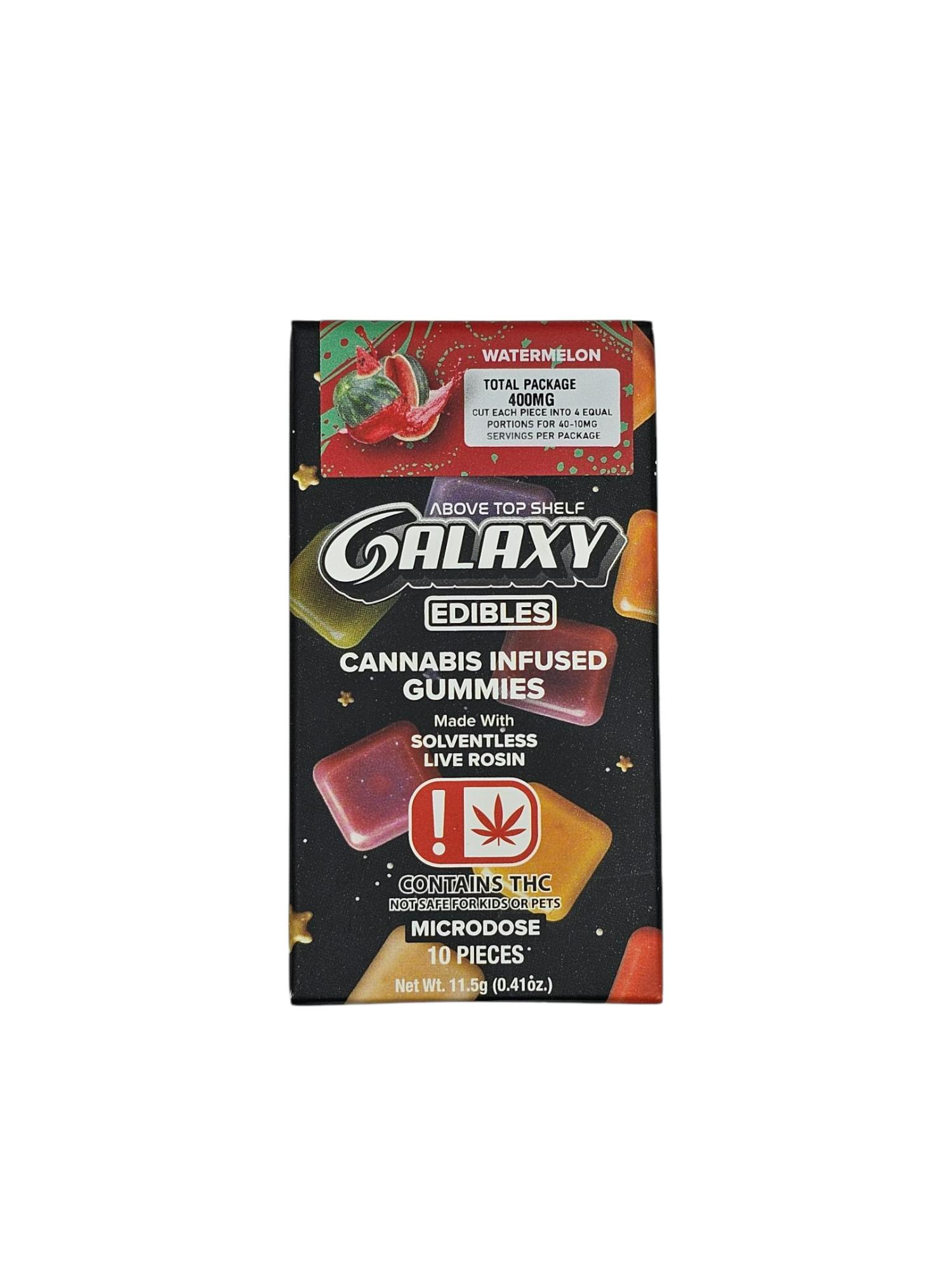 WATERMELON LIVE ROSIN GUMMIES HYBRID 400MG