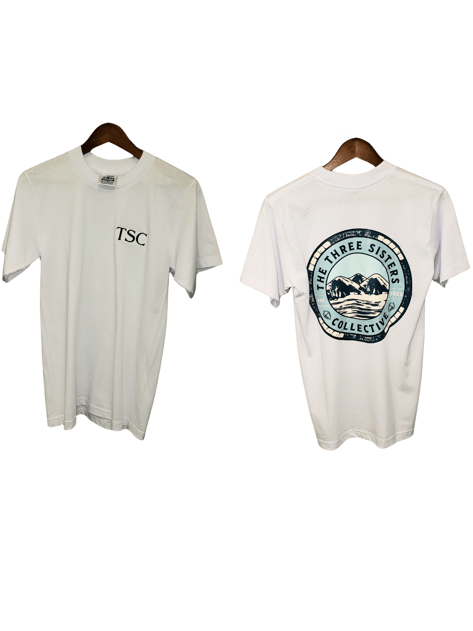 WHITE TSC LOGO (MED) SHIRT