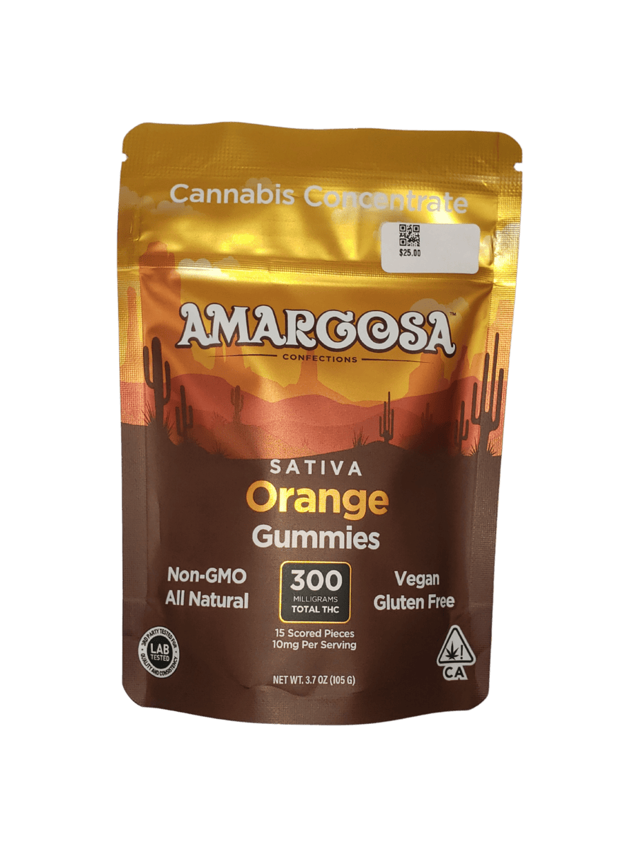 ORANGE SATIVA GUMMIES 300MG