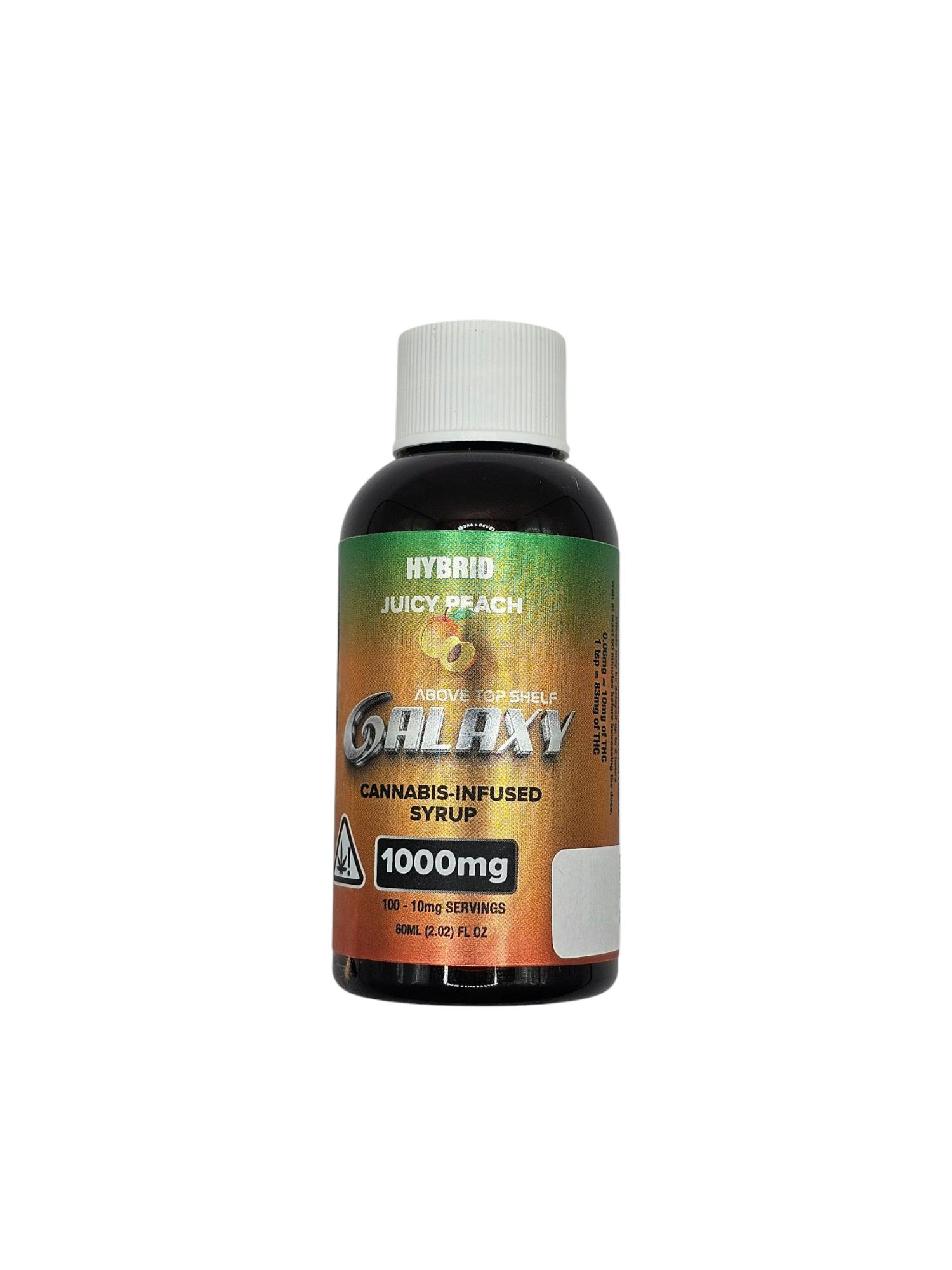 SYRUP JUICY PEACH HYBRID 1000MG