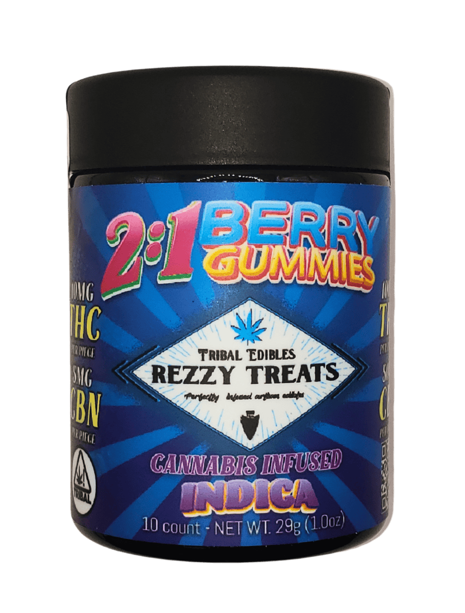 BERRY (INDICA) 2:1 CBN GUMMIES 100THC/50CBN