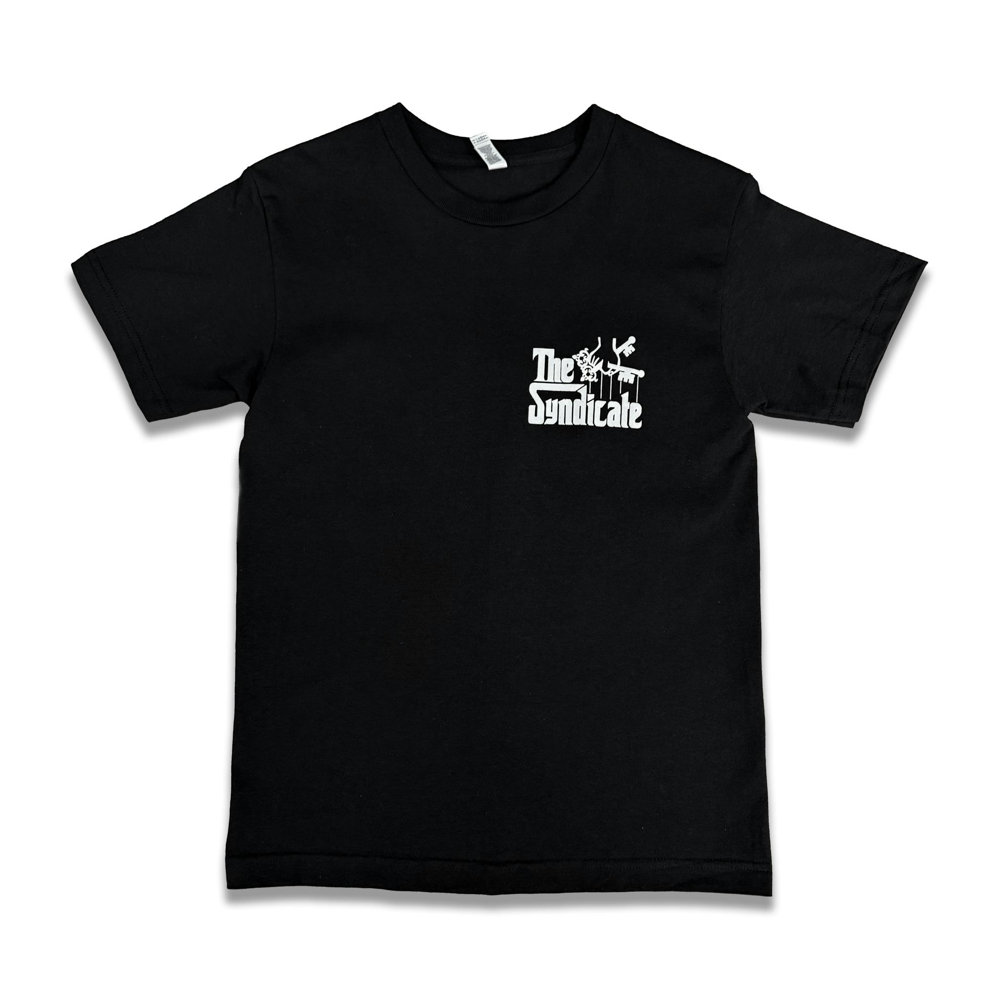THE SYNDICATE - COLLECTION - T-SHIRT - GODFATHER - BLACK - LARGE