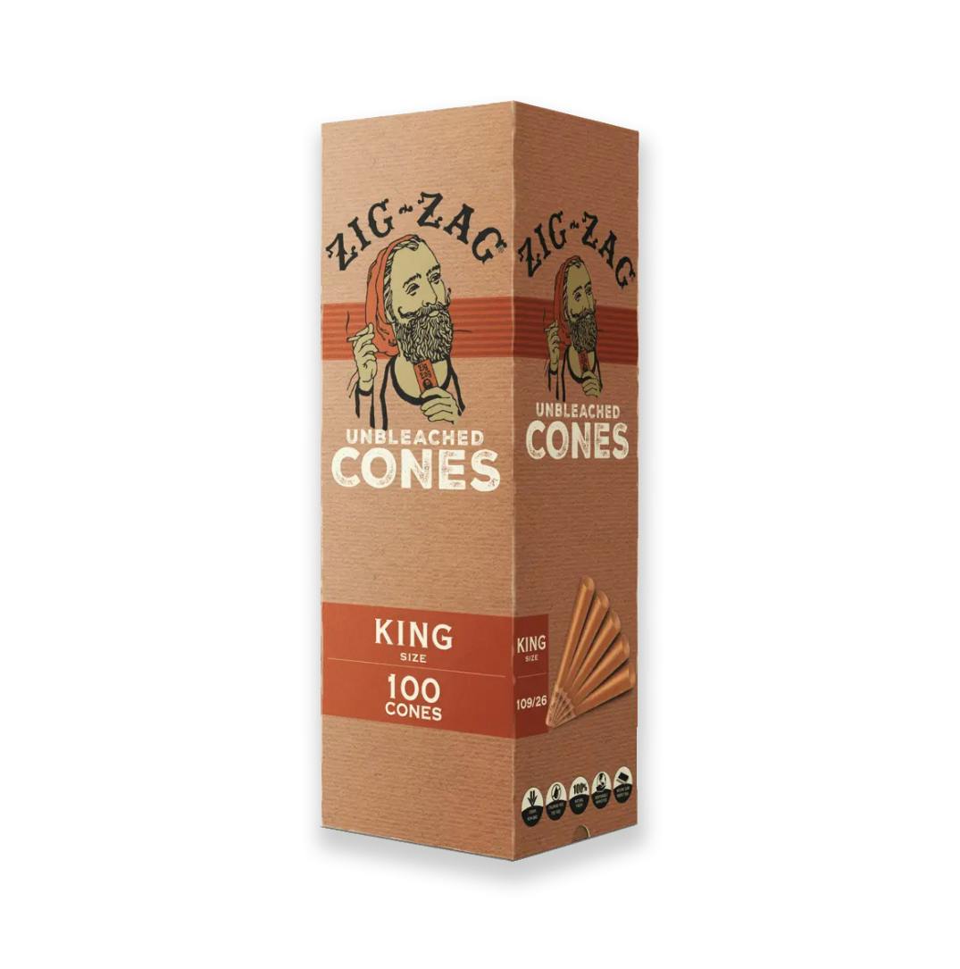 ZIG ZAG - PAPERS - CONES - KING SIZE - 100PK