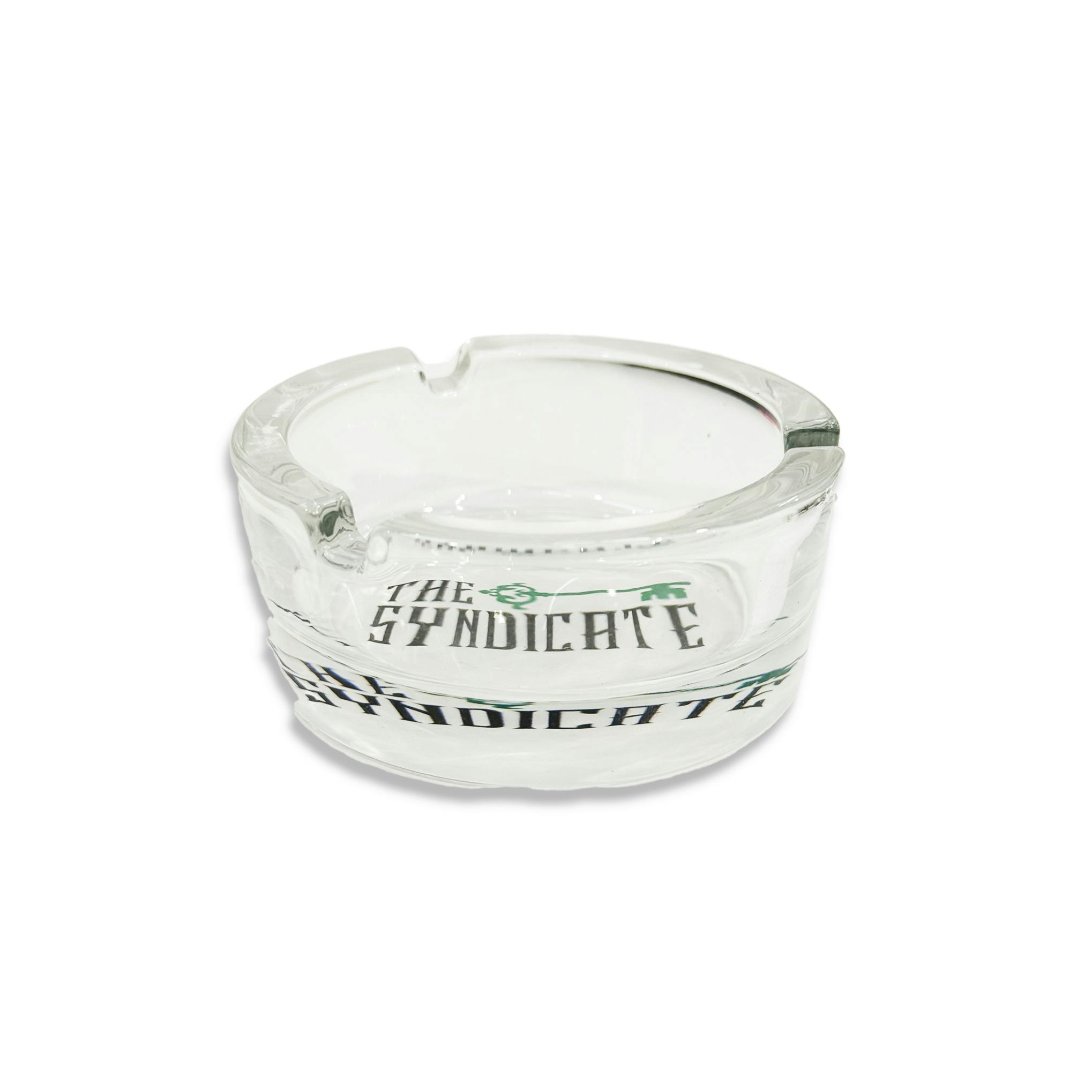 THE SYNDICATE - GLASS ASHTRAY