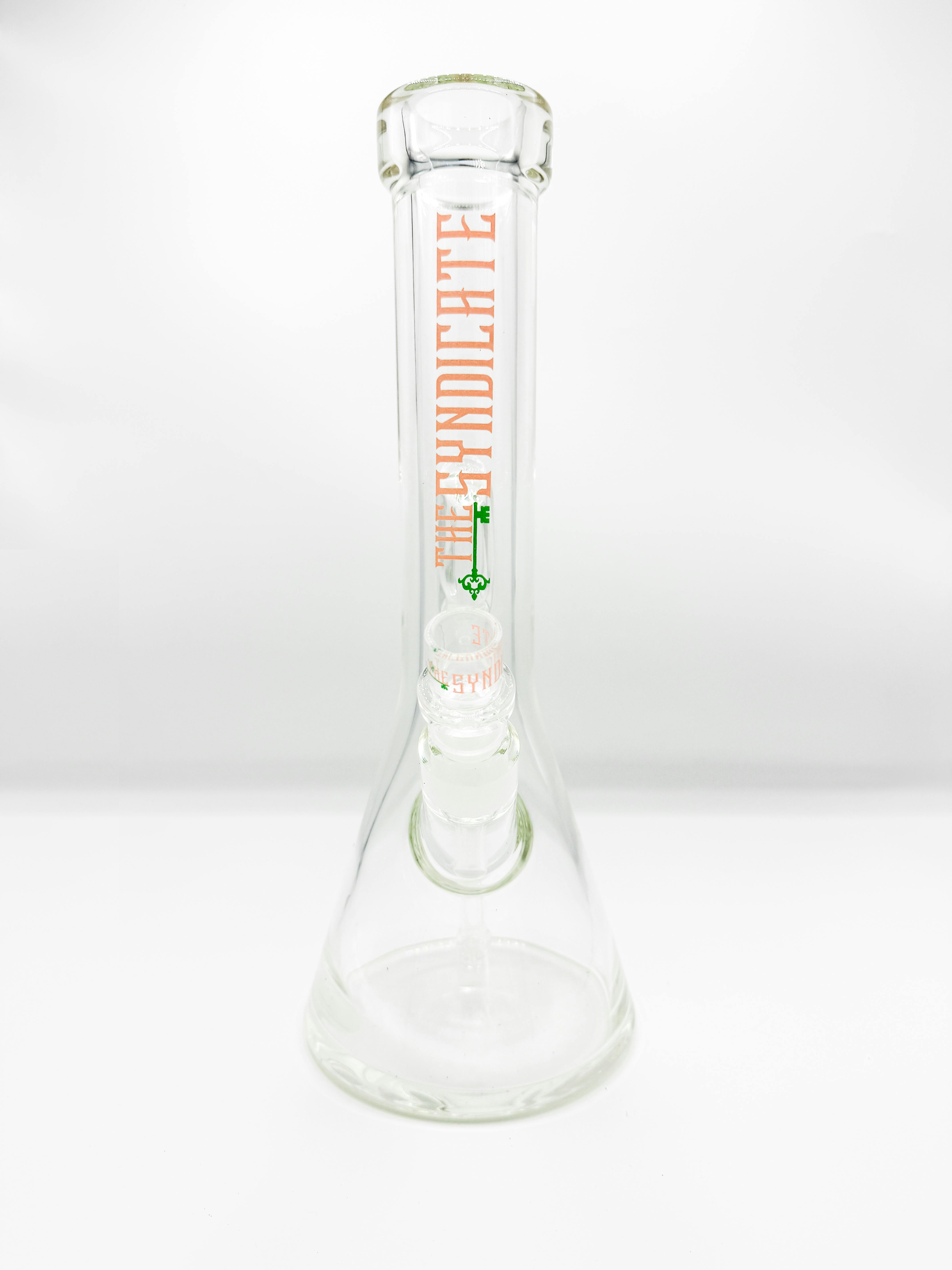 THE SYNDICATE - BEAKER BONG - 14 IN - 9 MM - PINK