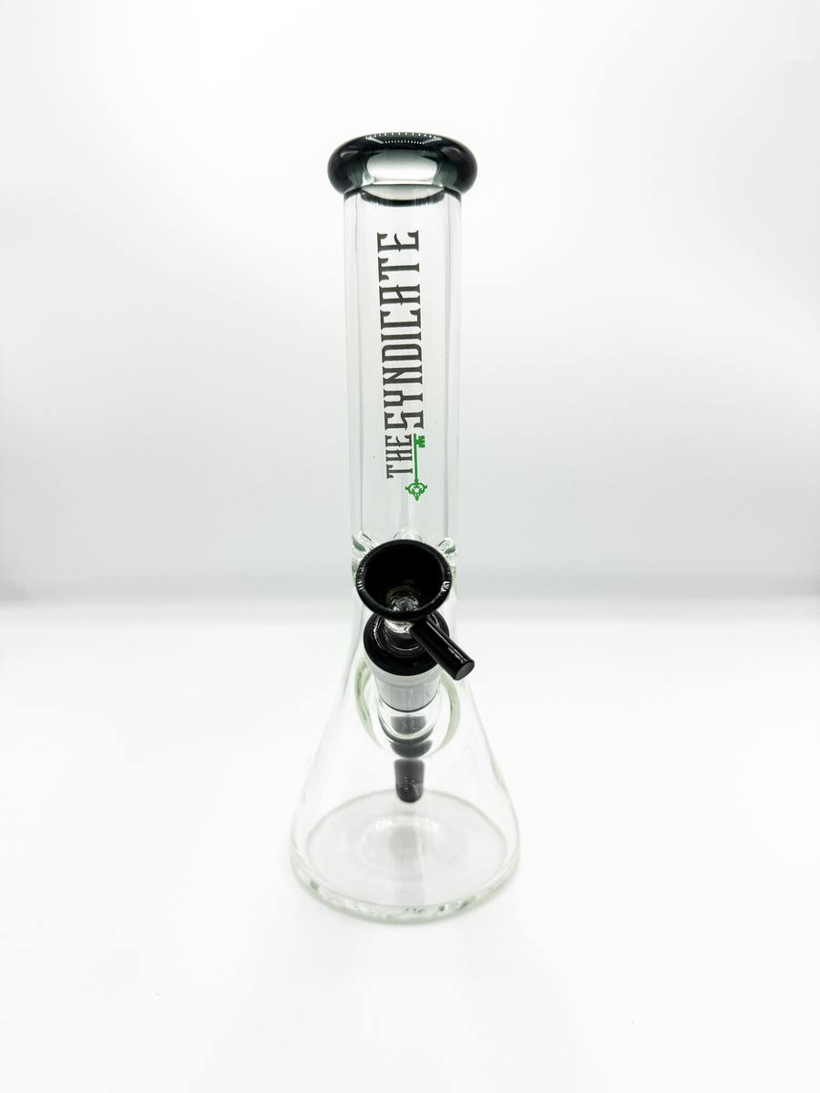 THE SYNDICATE - BEAKER BONG - 8 IN - BLACK