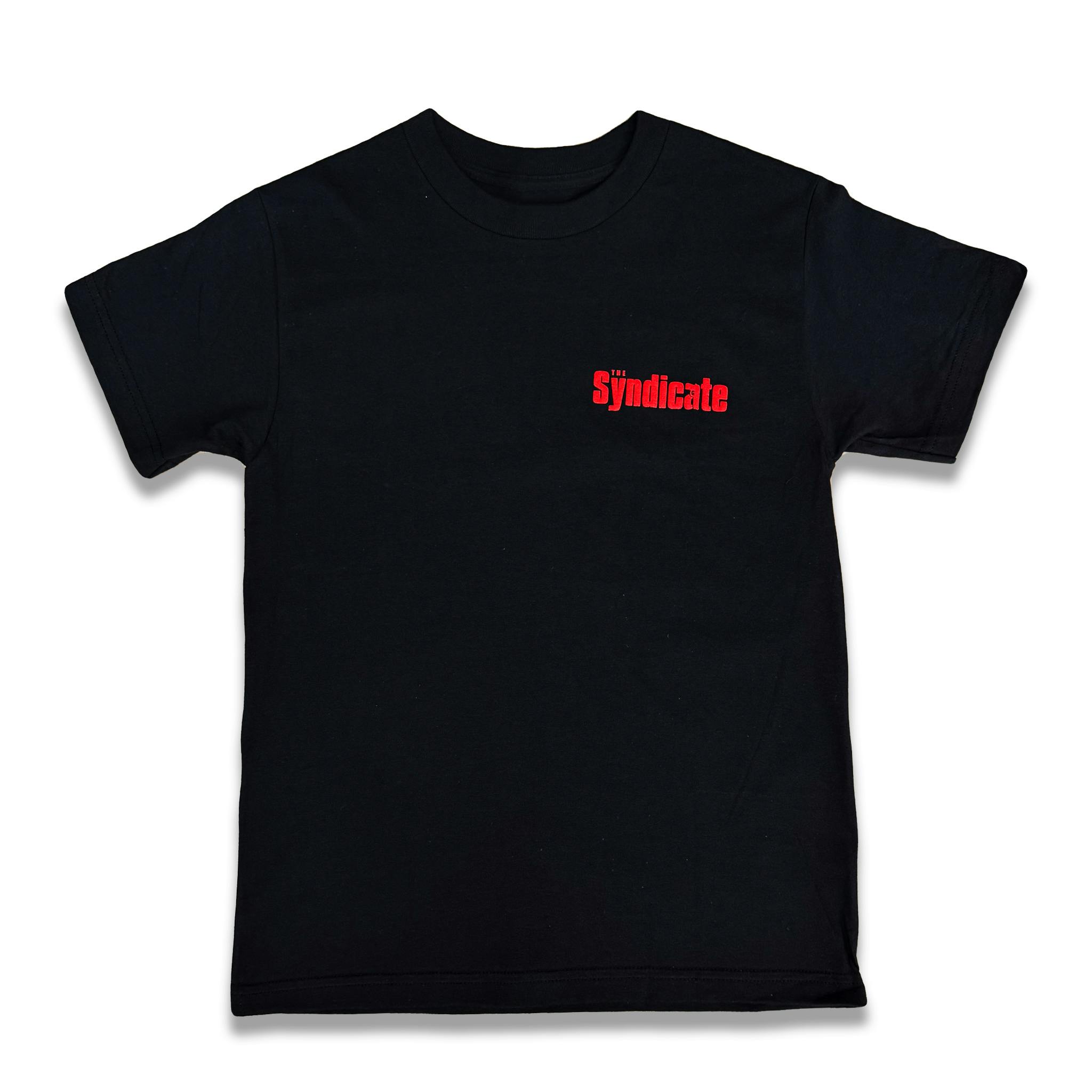 THE SYNDICATE - COLLECTION - T-SHIRT - SOPRANOS - BLACK - MEDIUM