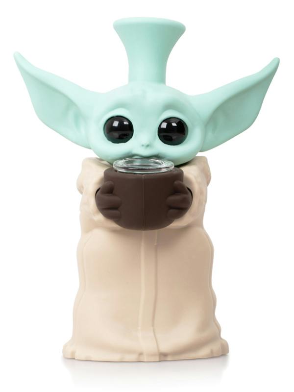 BONG - SILICONE - BABY YODA - STANDING