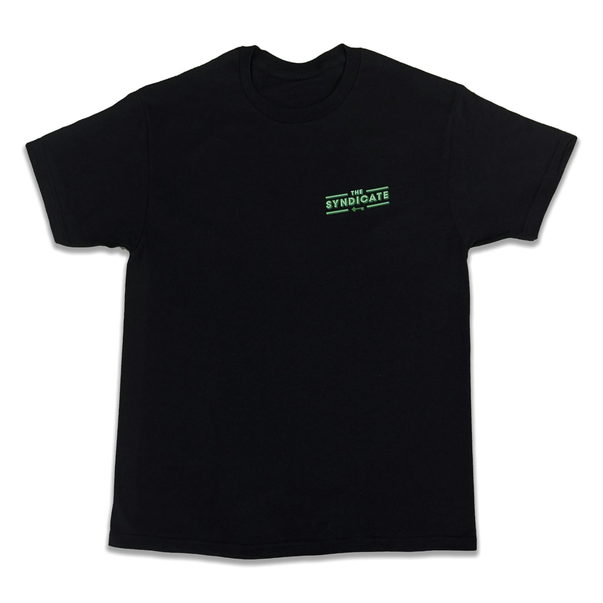 THE SYNDICATE - COLLECTION - T-SHIRT - LA SKYLINE - BLACK - MEDIUM