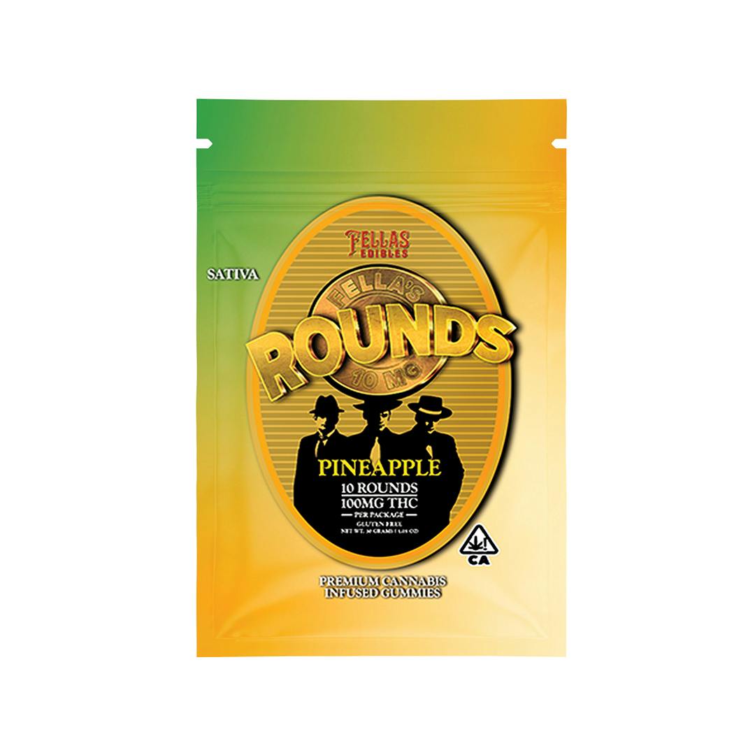 ROUNDS - PINEAPPLE 100MG