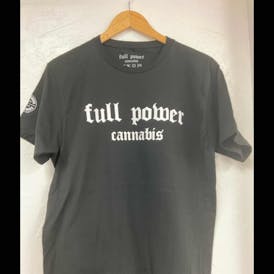 FULL POWER - BLACK OLD ENGLISH T-SHIRT