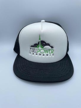 FULL POWER BLACK / WHITE EMBROIDERY HAT