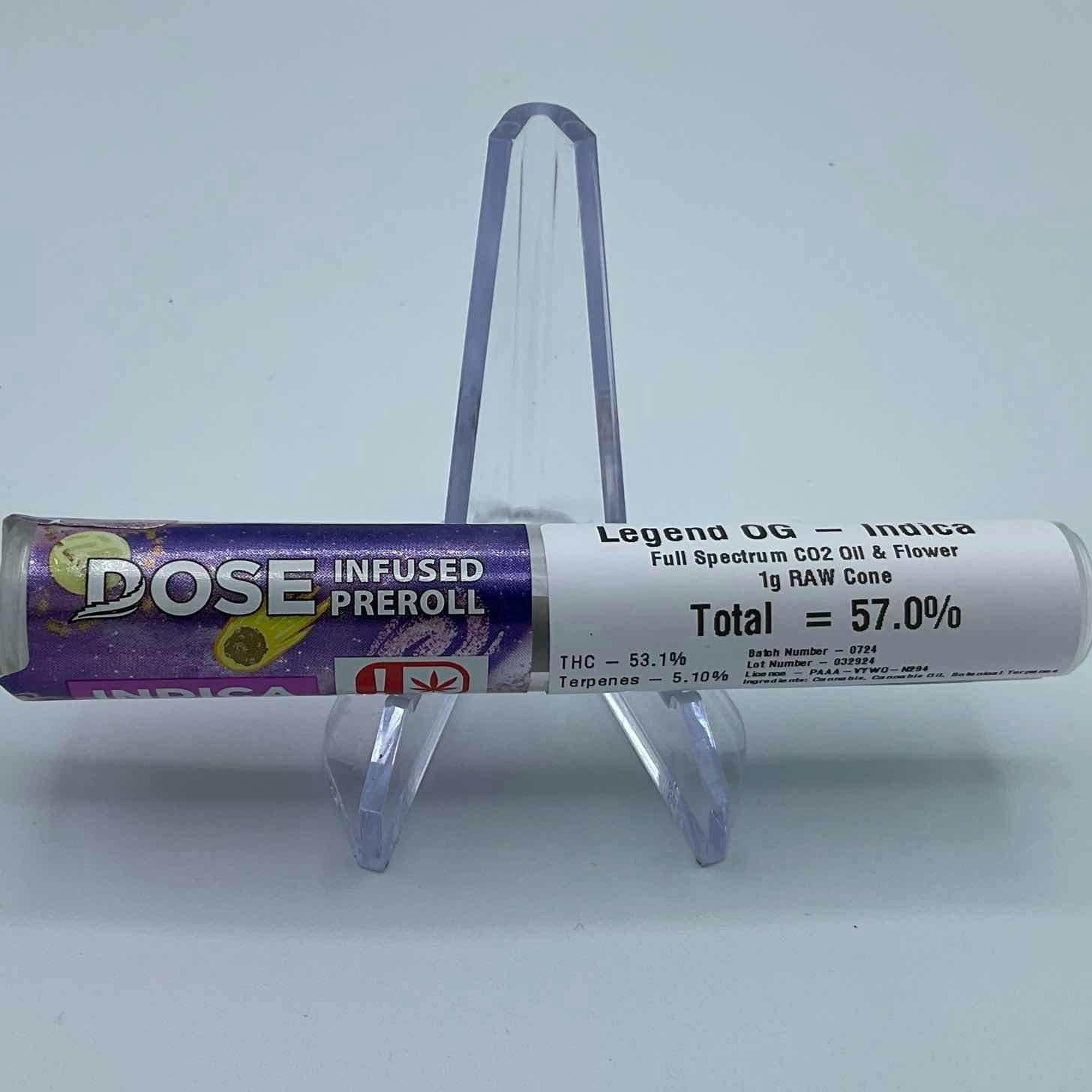 Dose - Legend OG - 1g Infused Preroll