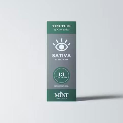 Mint Cannabis Co. - Tincture - Sativa 1:1 - 500mg - 1g
