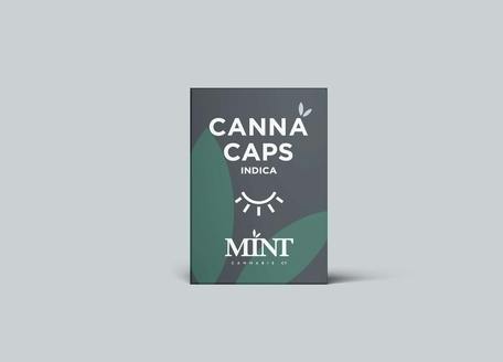 DONT USE Mint Cannabis Co. - Capsules Indica - 25mg 10pk