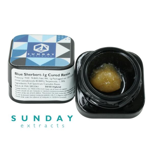 Sunday Extracts - Blue Sherbert - 1g Concentrate