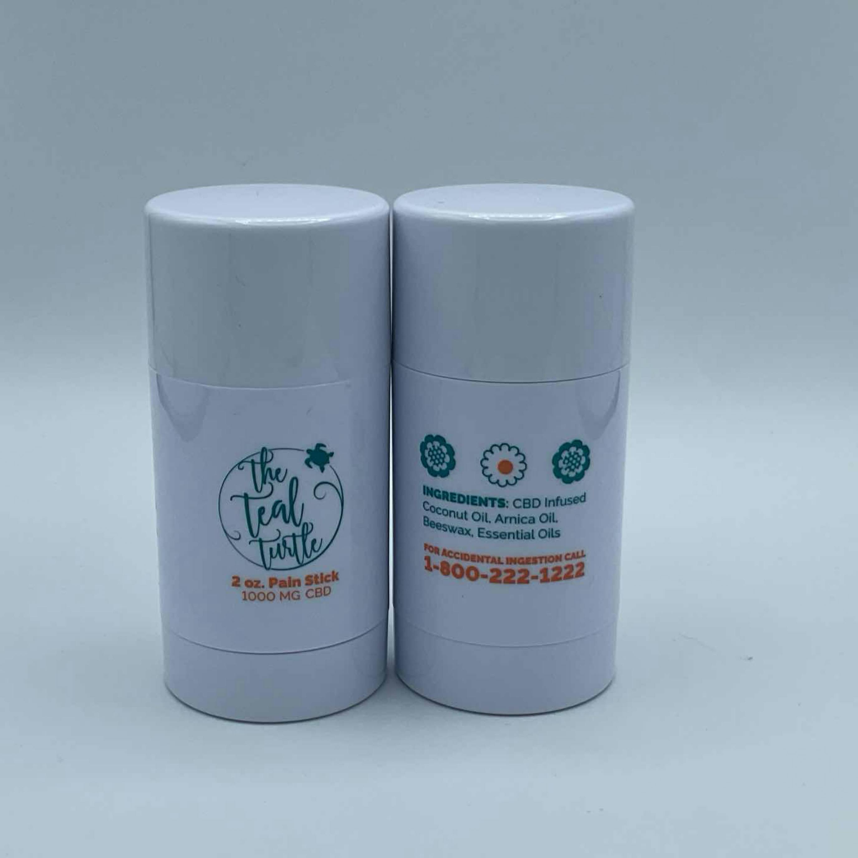 Teal Turtle - Pain Stick - CBD Analgesic