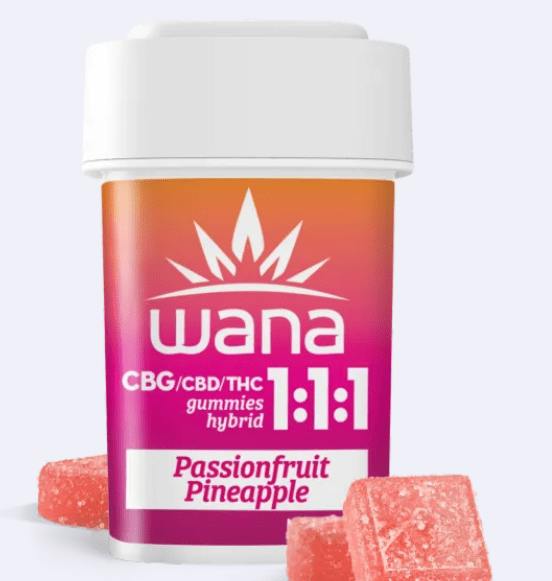 Wana Edibles - 1:1:1 Passionfruit Pineapple - 45 g