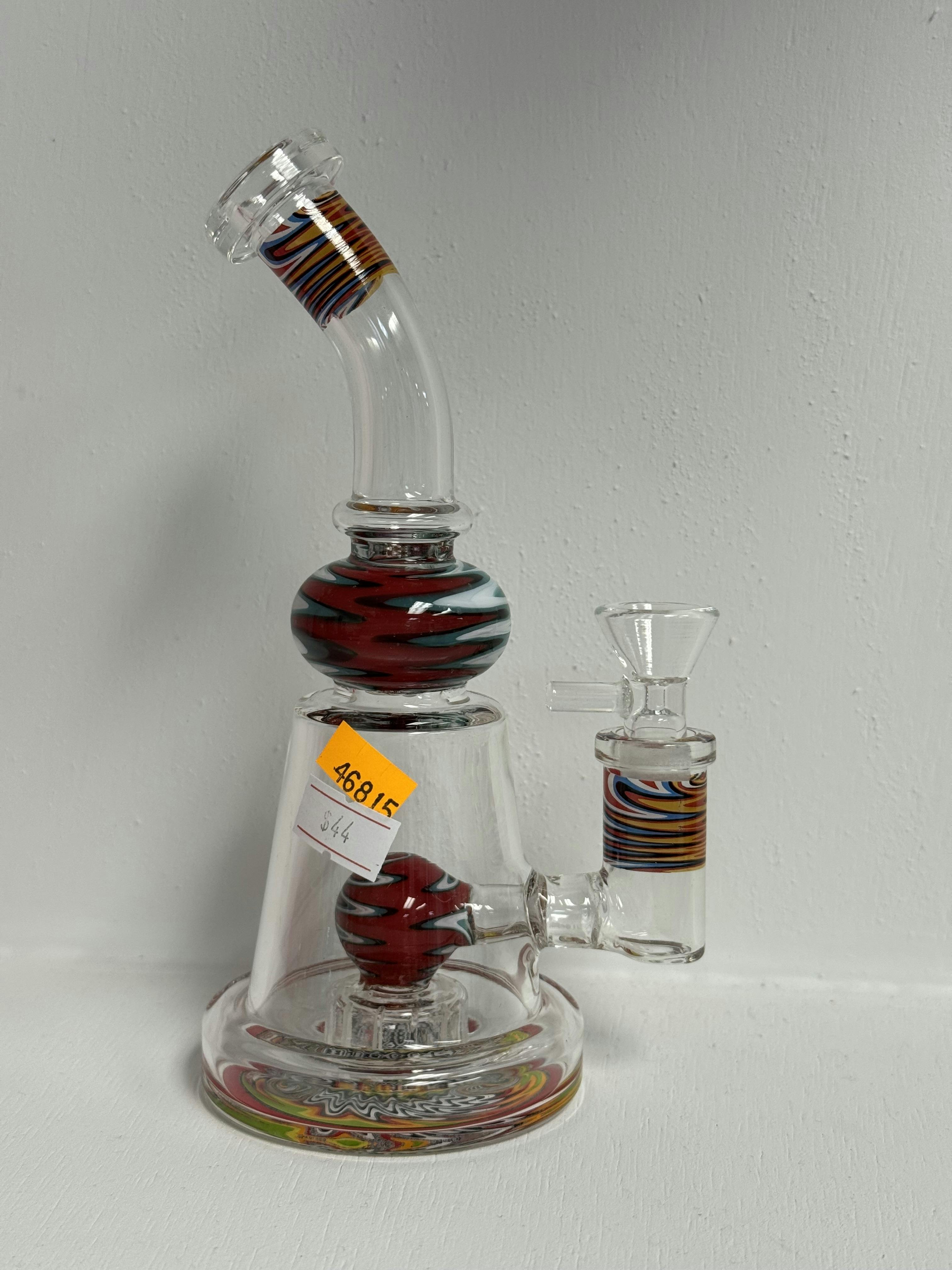 46815 Red Glass Bong