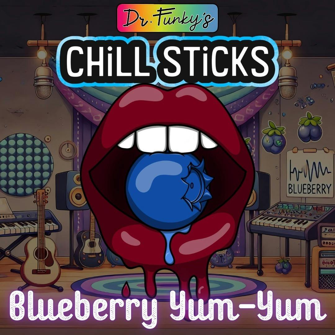 Dr. Funkys Chill Stick - Blueberry Yum Yum - .6g Infused Preroll