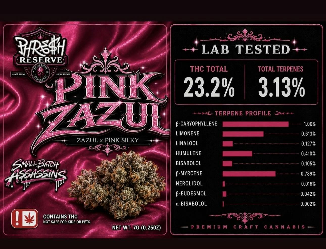 Phresh - Pink Zazul - 7g Pre-Packaged Flower