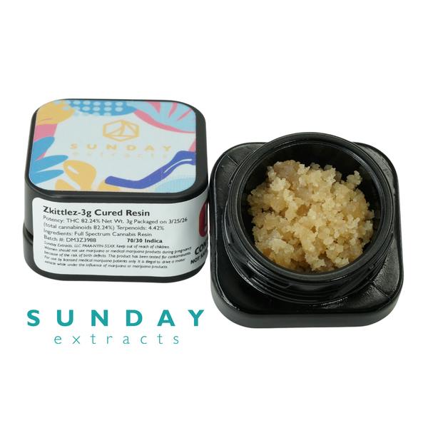 Sunday Zkittles Cured Resin Badder